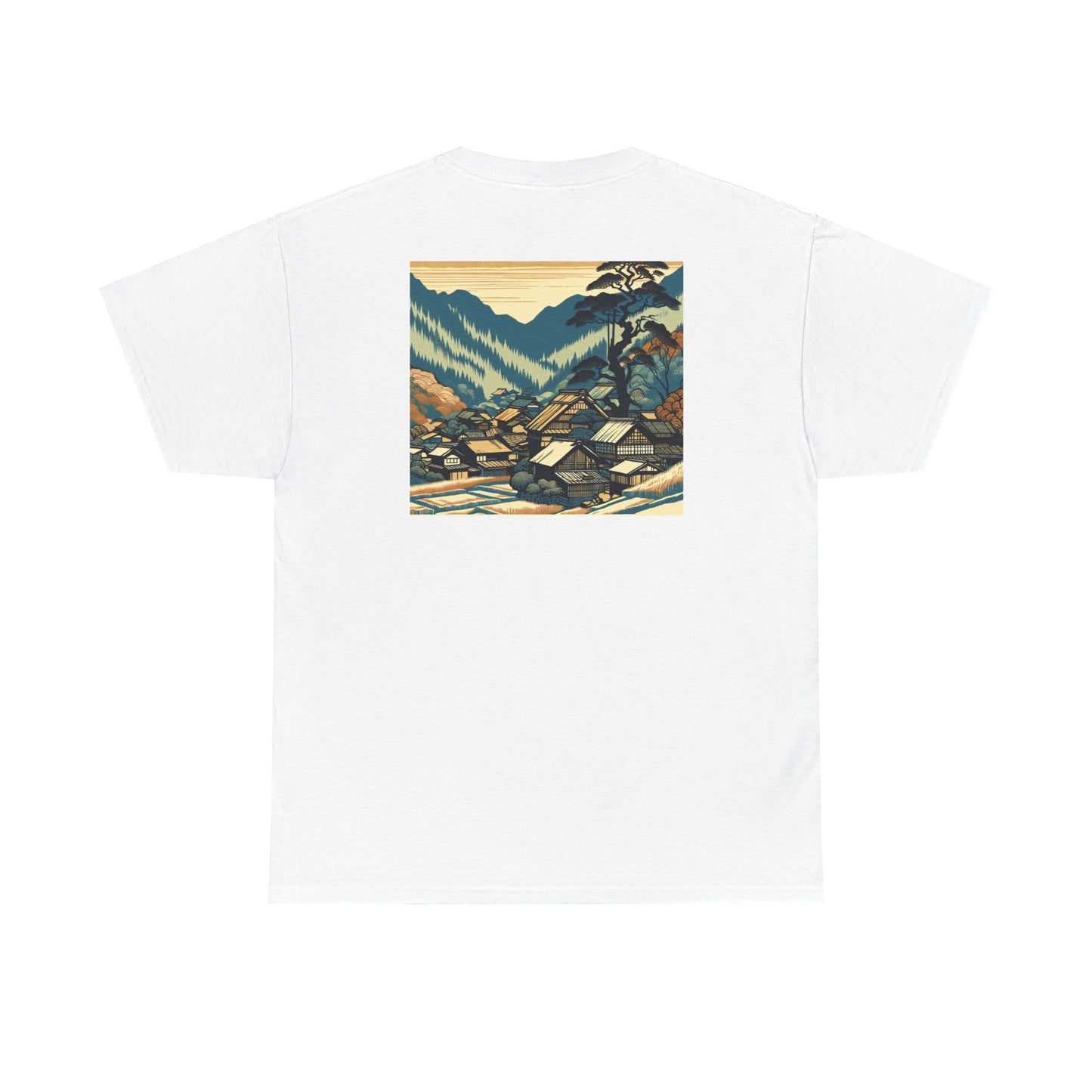 "Zen Harmony: Japanese-Inspired Artistic Canvas"- Tee