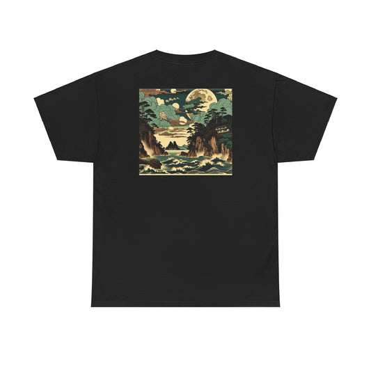 "Zen Harmony Japanese Art Canvas"- Tee