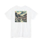 "Sakura Serenity: Japanese Canvas Artistry"- Tee