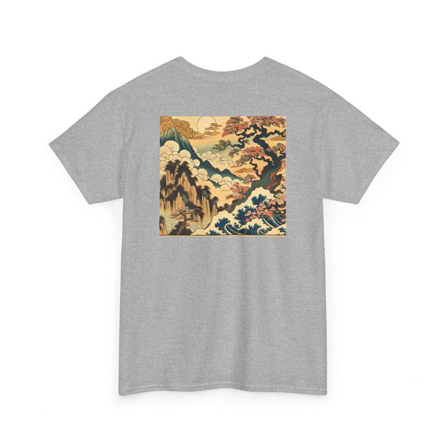 "Zen Harmony: Japanese Inspired Artisan Canvas"- Tee