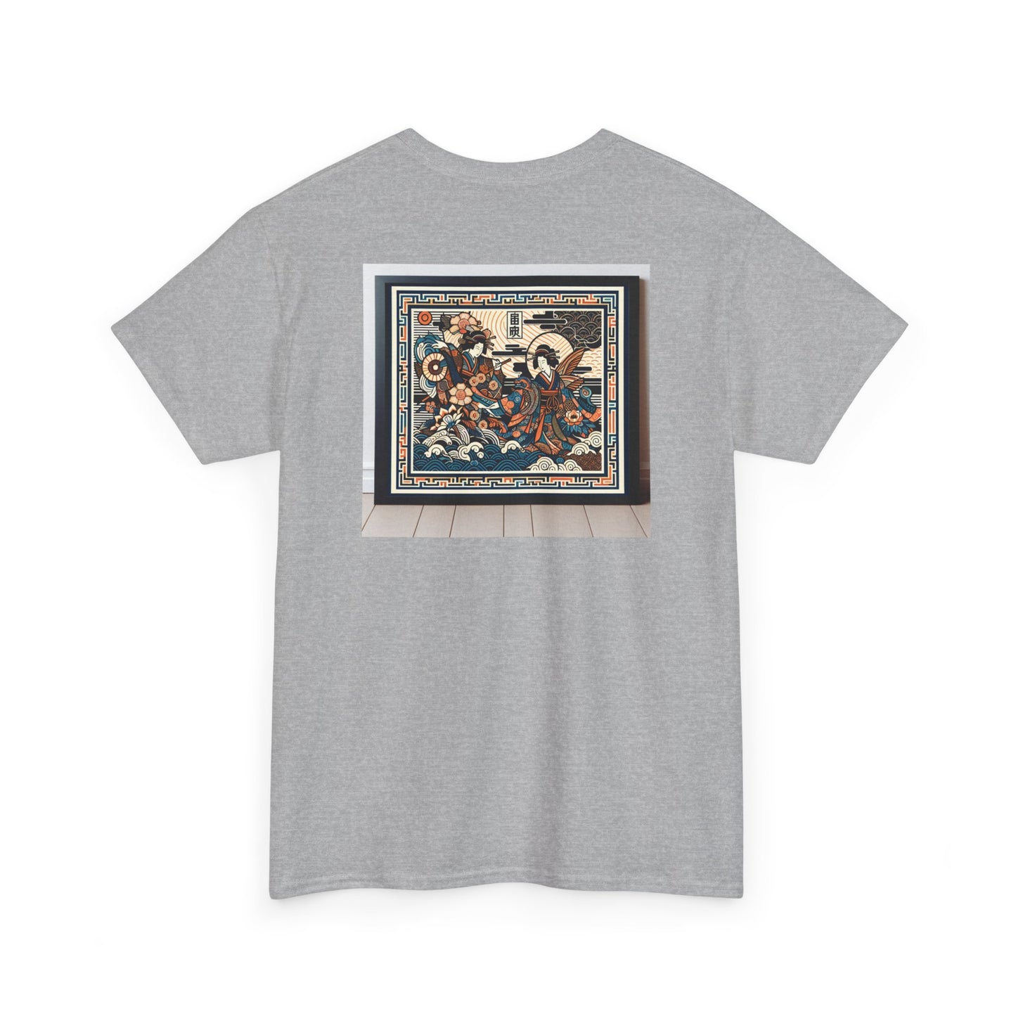 "Zen Harmony Japanese Art Canvas"- Tee