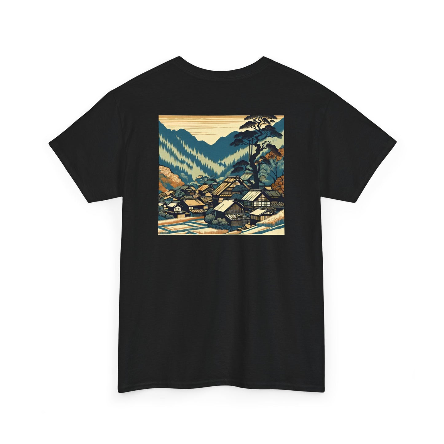 "Zen Harmony: Japanese-Inspired Artistic Canvas"- Tee