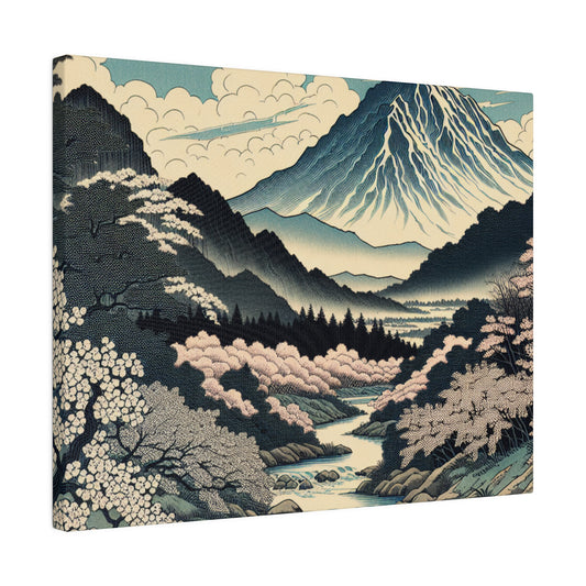 "Fuji River Flow" - Canvas