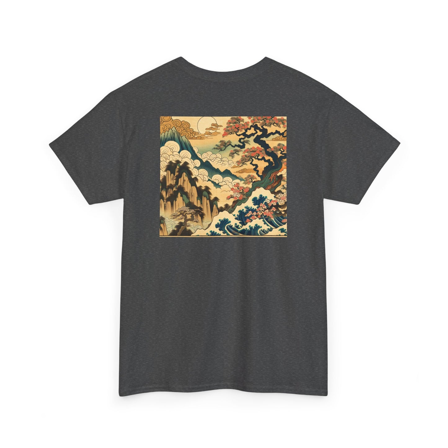 "Zen Harmony: Japanese Inspired Artisan Canvas"- Tee