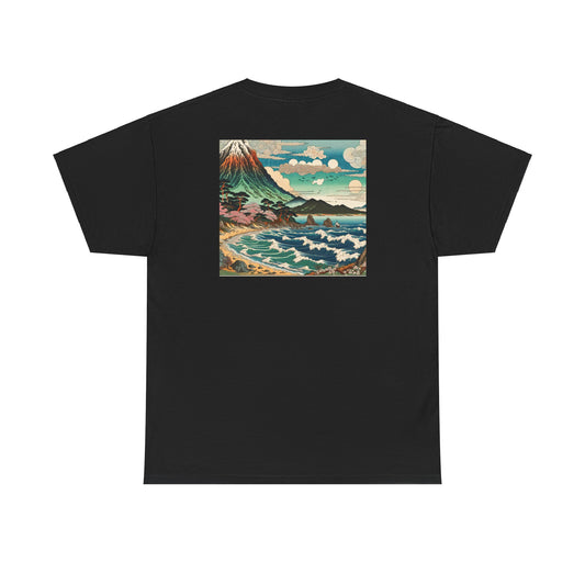 "Zen Harmony Artistry: Japanese-Style Canvas Collection"- Tee