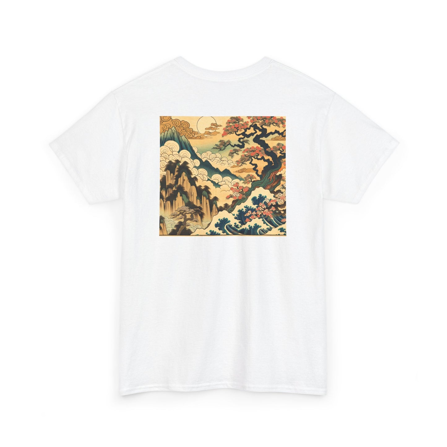 "Zen Harmony: Japanese Inspired Artisan Canvas"- Tee