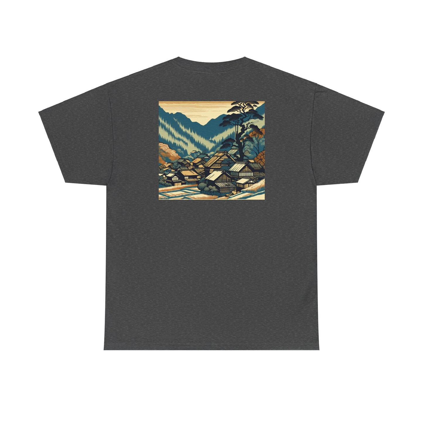 "Zen Harmony: Japanese-Inspired Artistic Canvas"- Tee