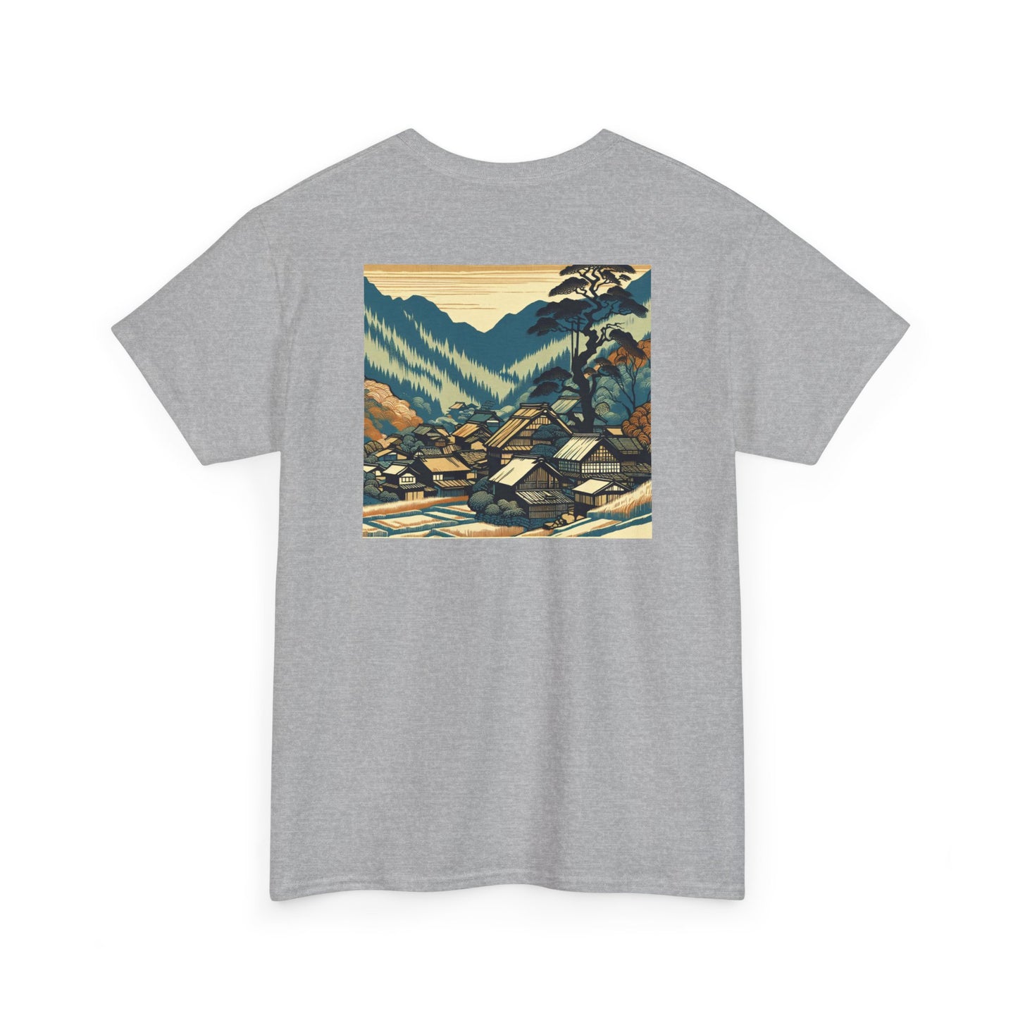 "Zen Harmony: Japanese-Inspired Artistic Canvas"- Tee