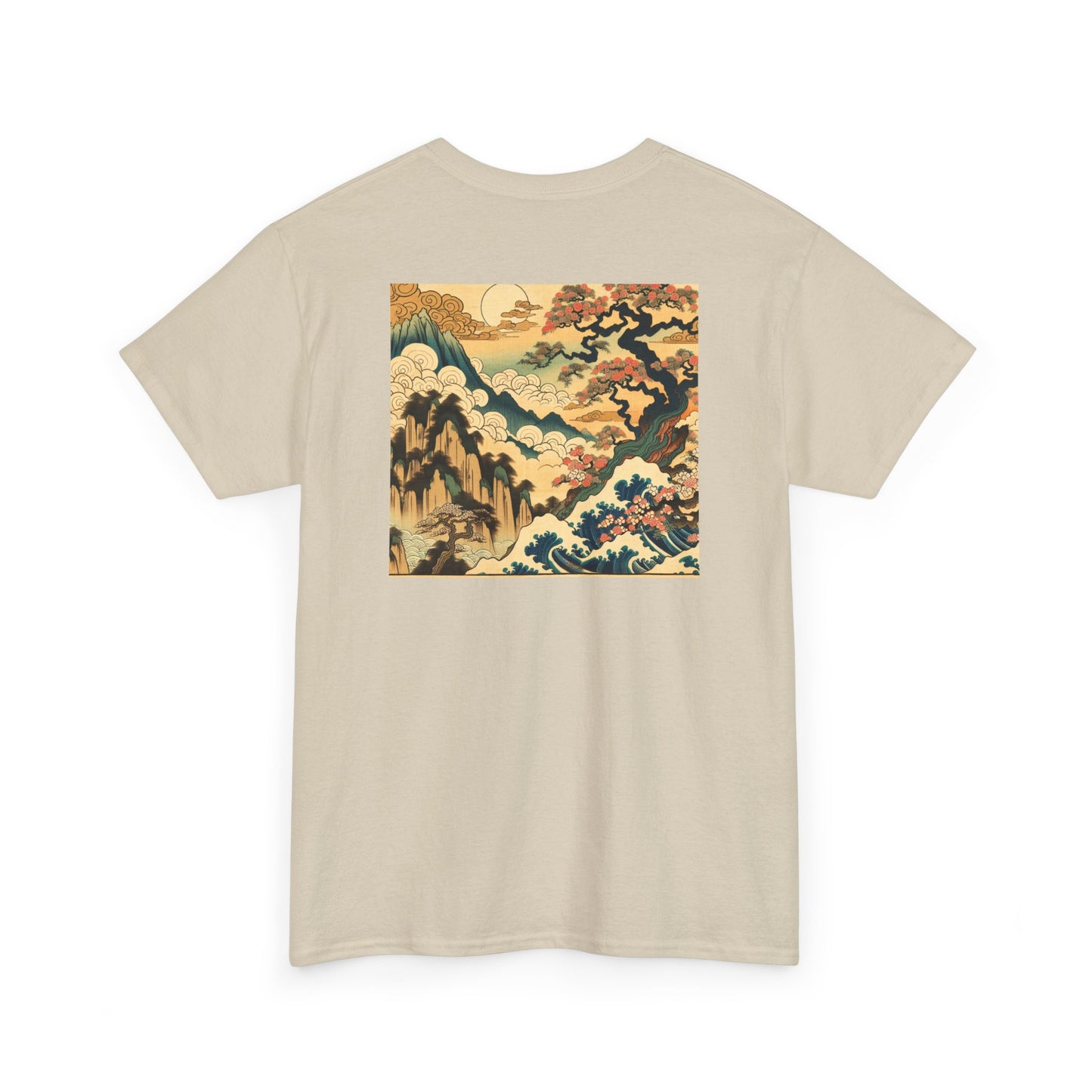 "Zen Harmony: Japanese Inspired Artisan Canvas"- Tee