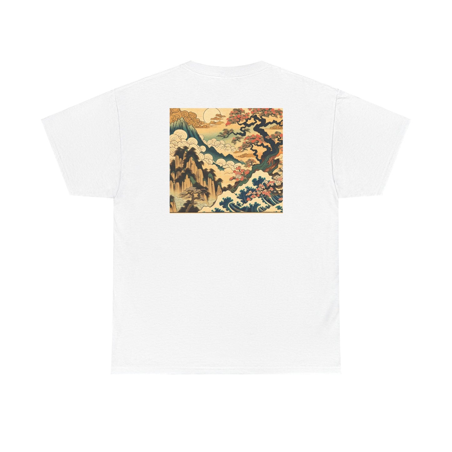 "Zen Harmony: Japanese Inspired Artisan Canvas"- Tee