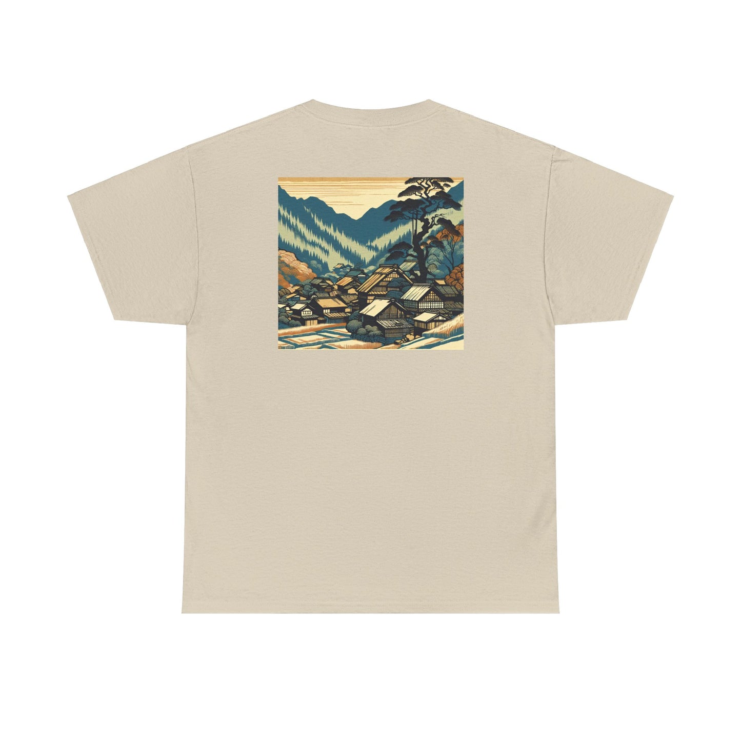 "Zen Harmony: Japanese-Inspired Artistic Canvas"- Tee