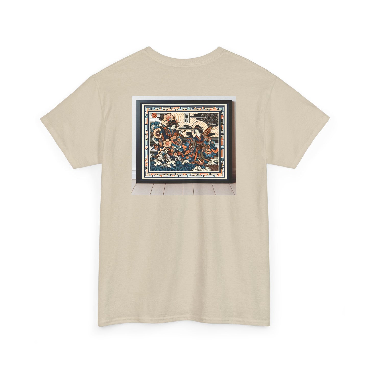 "Zen Harmony Japanese Art Canvas"- Tee