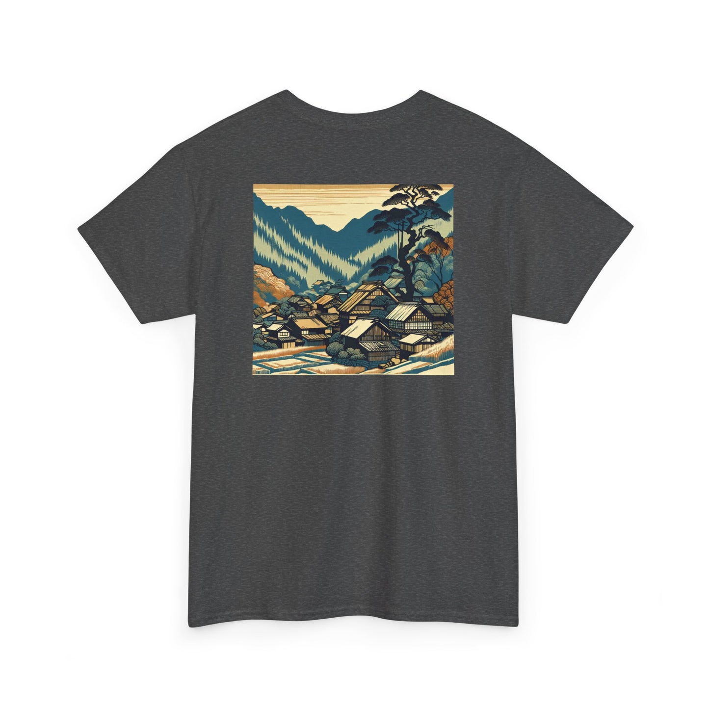 "Zen Harmony: Japanese-Inspired Artistic Canvas"- Tee