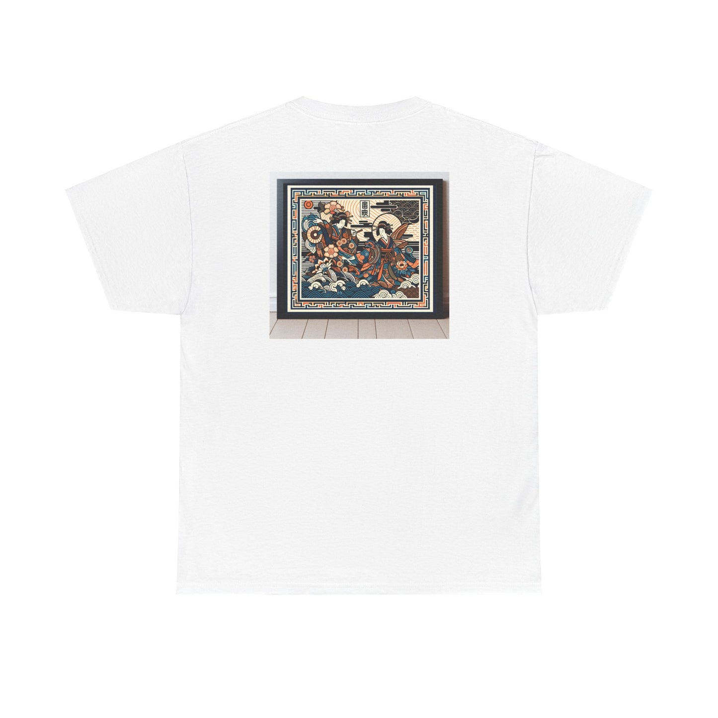 "Zen Harmony Japanese Art Canvas"- Tee