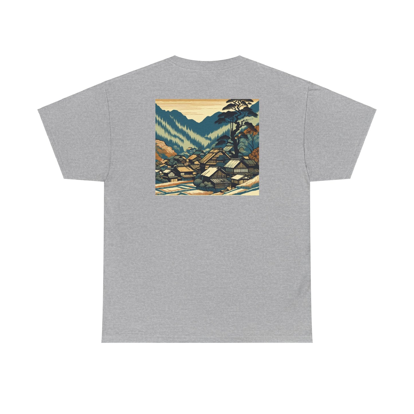 "Zen Harmony: Japanese-Inspired Artistic Canvas"- Tee