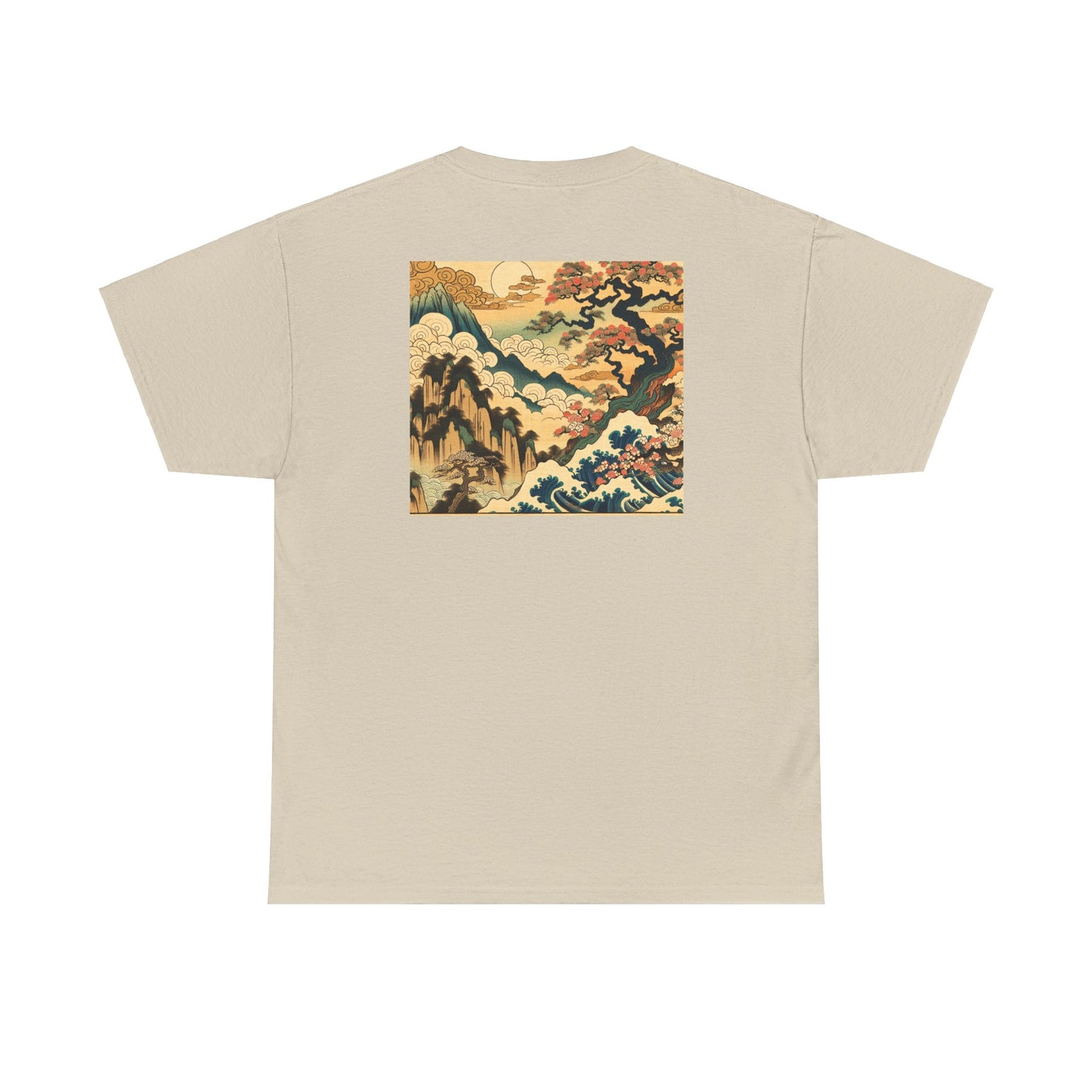 "Zen Harmony: Japanese Inspired Artisan Canvas"- Tee