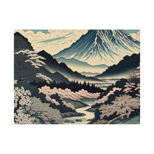 "Fuji River Flow" - Canvas