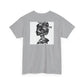 "Dual Dimension Silhouette Elegance: Black & White Canvas"- Tee