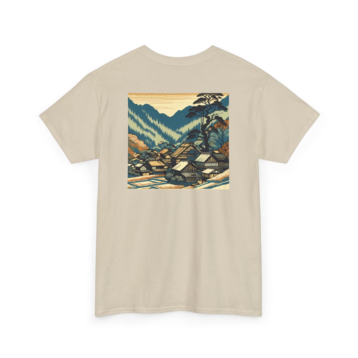 "Zen Harmony: Japanese-Inspired Artistic Canvas"- Tee