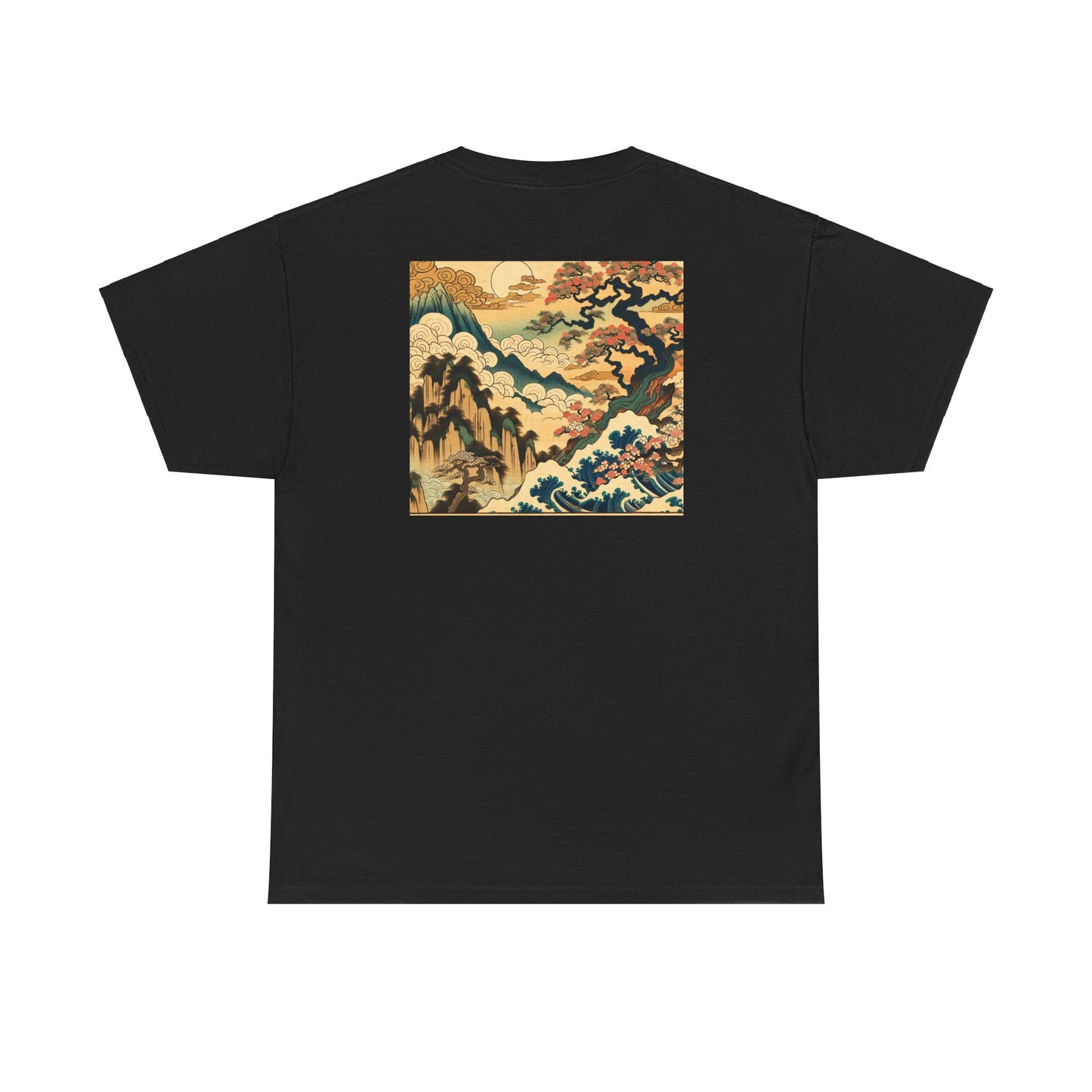 "Zen Harmony: Japanese Inspired Artisan Canvas"- Tee