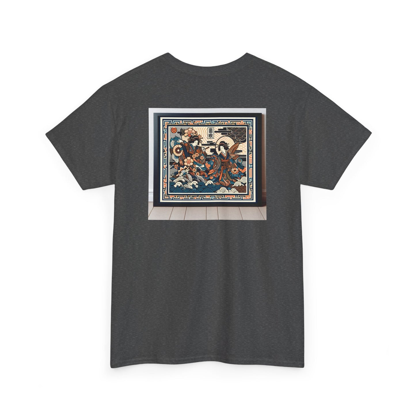 "Zen Harmony Japanese Art Canvas"- Tee