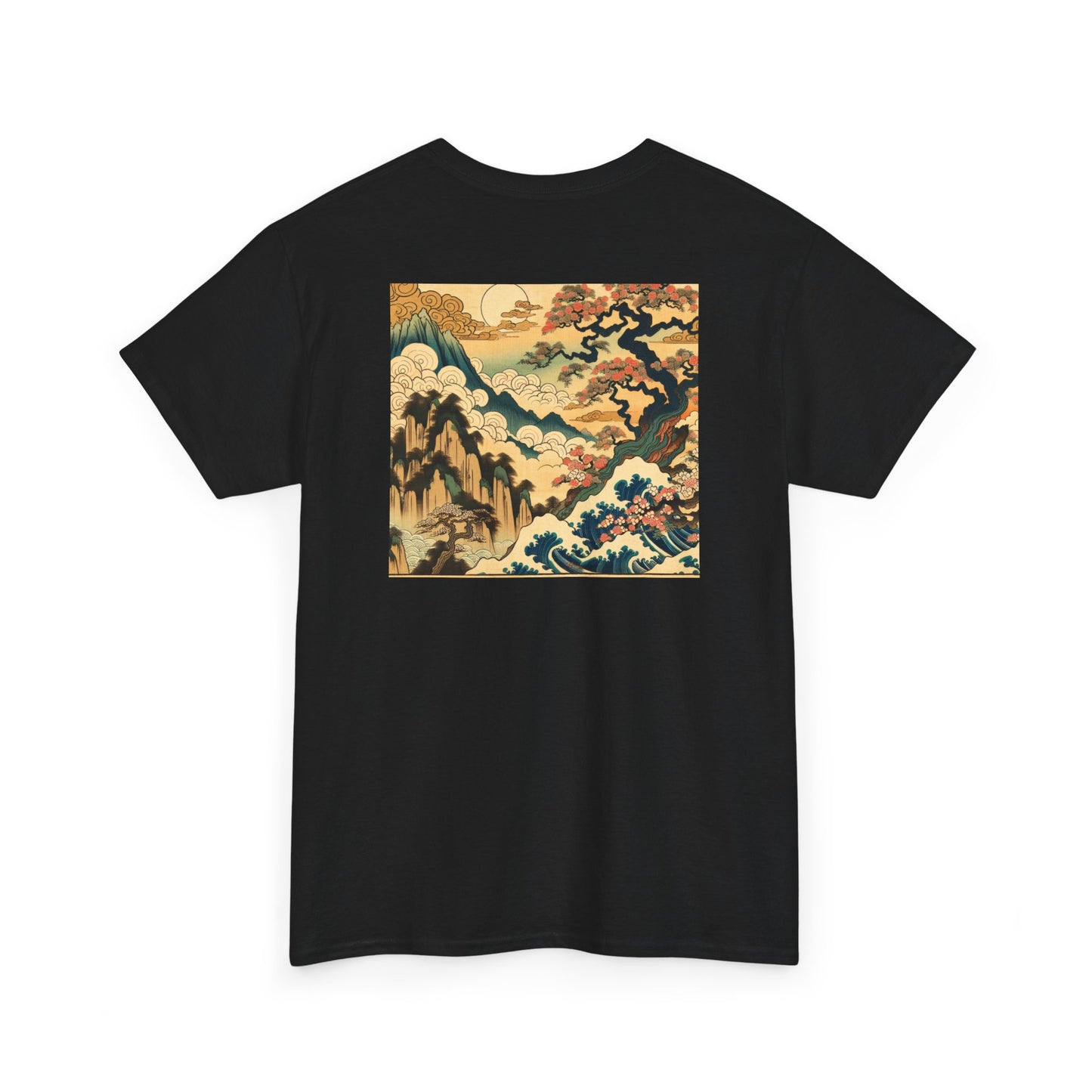 "Zen Harmony: Japanese Inspired Artisan Canvas"- Tee