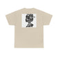 "Dual Dimension Silhouette Elegance: Black & White Canvas"- Tee